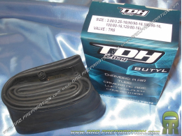 TDH 2day inner tube width 3.00 to 3.25 16 inches straight valve with nuts (90/90-16, 100/90-16, 100/80-16 or 120/80-16)