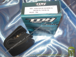 TDH 2day inner tube 4.00 to 5.00 18 inch straight valve with nuts (120/90-18, 100/100-18 or 110/100-18)