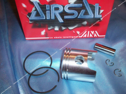 AIRSAL Ø47mm bi-segment piston for 75cc air and liquid kit on MBK 51 / motobecane av10