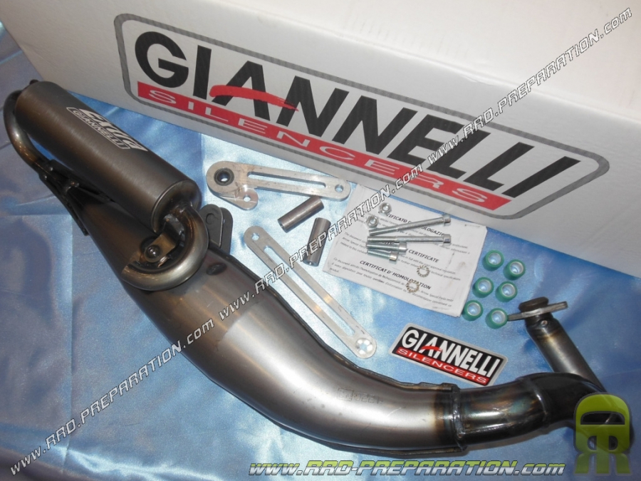 Pot d'échappement GIANNELLI EXTRA V2 pour scooter PIAGGIO / GILERA (Stalker, nrg mc2...)