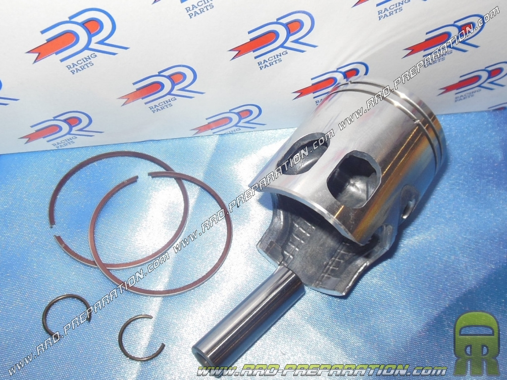 Piston DR bisegment Ø40mm axe 10mm pour kit 50cc fonte sur minarelli