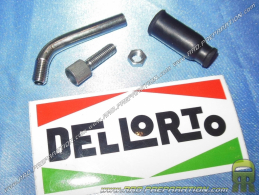 Kit de tube 40mm coudé 120° pour carburateur DELLORTO