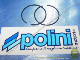 Jeu de 2 segments Ø40mm X 1,2mm pour kit 50cc POLINI fonte sur PIAGGIO / GILERA Air (Typhoon, NRG...)