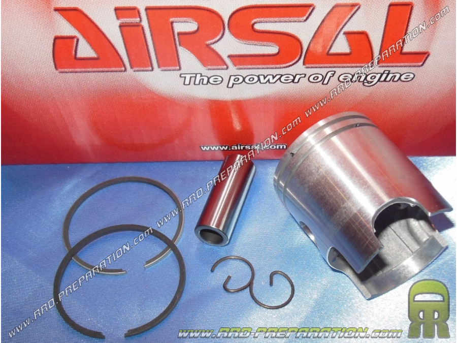 Piston bi-segments AIRSAL Ø40mm pour kit AIRSAL luxe aluminium PEUGEOT horizontal ( ludix, speedfight 3, new vivacity,...)