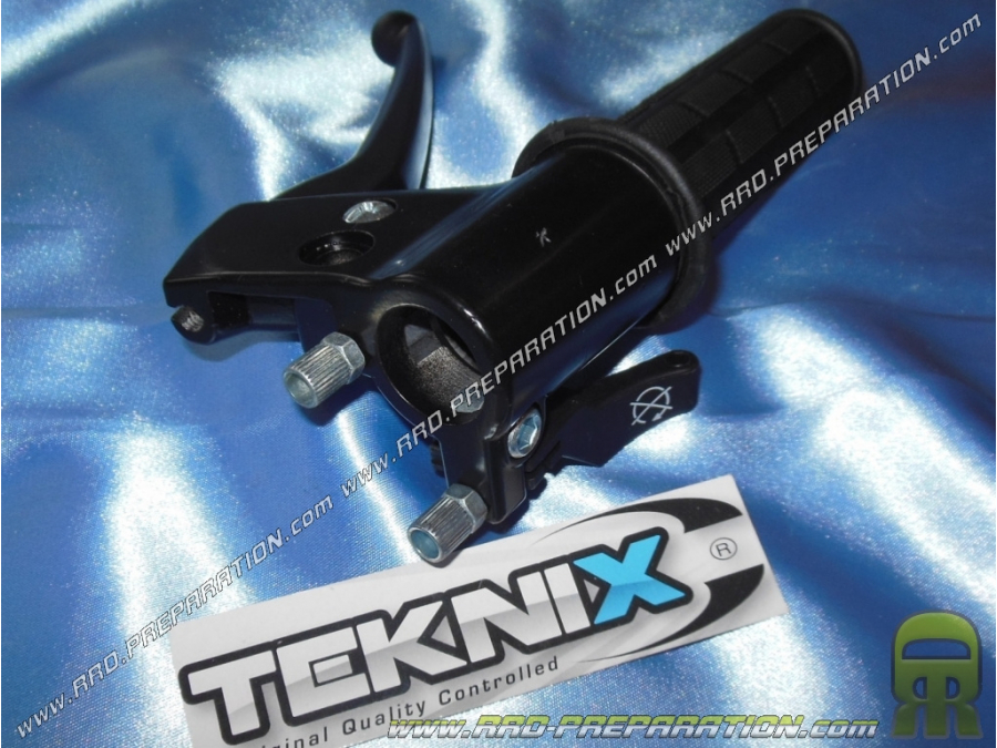 Maneta de acelerador tipo original TEKNIX completa con palanca de descompresión para MBK Club 88 y 89