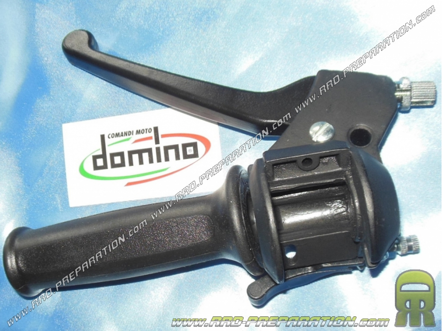 Levier de frein gauche DOMINO complet avec starter pour MBK 51 Magnum Racing, Evasion, Passion...