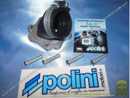 Pipe d'admission orientable POLINI Evolution carburateur 26 à 30mm (fixation Ø35 a 39mm) minarelli horizontal (nitro, aerox)