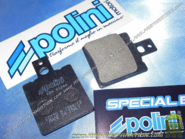 Plaquettes de frein POLINI pour 125cc, maxi scooter et mécaboite APRILIA RS, RX, AF1, ETX, CAGIVA FRECCIA, MITO...