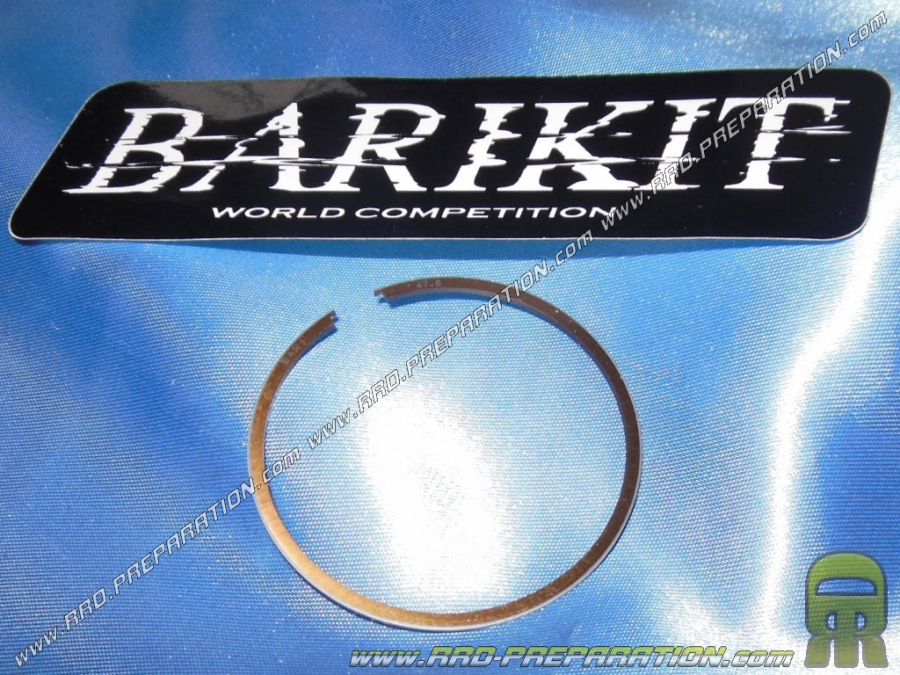 1 curved hard chrome segment Ø47,6mm for BARIKIT Racing mono-segment kit on vertical minarelli scooter