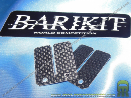 Set of 2 BARIKI Carbon slats for original valves on horizontal minarelli motor scooter, Piaggio, Peugeot...