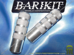 Reposapiés de aluminio BARIKIT , reposapiés para bicicleta de bolsillo cromado