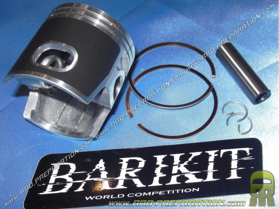 Piston bi-segment BARIKIT Ø47mm axe 12mm pour kit BARIKIT big bore bi-segments sur PIAGGIO liquide (nrg, runner,...)