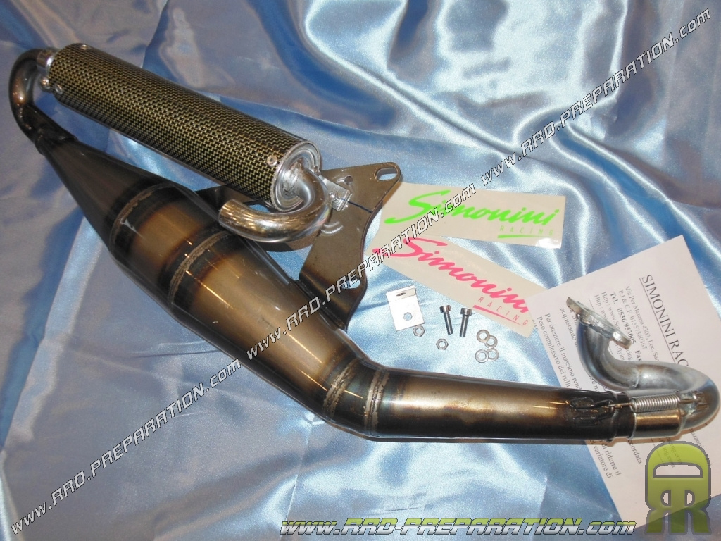 Simonini Racing Exhaust For Horizontal Minarelli Scooter Nitro Aerox Ovetto Neos Www Rrd Preparation Com