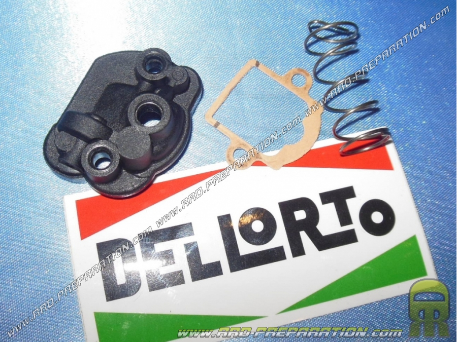 Valve cover with spring and gasket for SHA DELLORTO carburettor