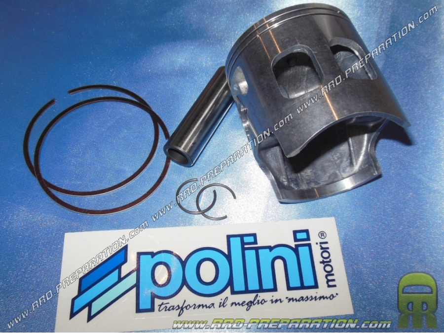 Piston Ø64mm bi-segment for kit POLINI 165cc on motorcycle 125cc CAGIVA MITO, PLANET, RAPTOR, FRECCIA, TAMANACO and other 2 time