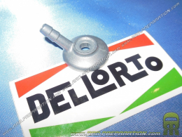 Hose pipette, 45° angled aluminum fuel inlet for SHA DELLORTO carburettor