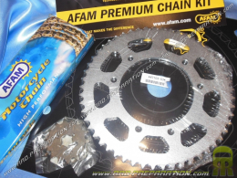 Kit de cadena AFAM 420 / 14X53 DERBI SENDA SM, R, X-RACE, X-TREM 2006 a 2010 y GILERA RC R, SMT 2003 a 2007