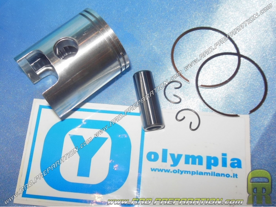 Pistón bisegmento OLYMPIA Ø40mm para kit hierro fundido 50cc en DERBI euro 1 y 2