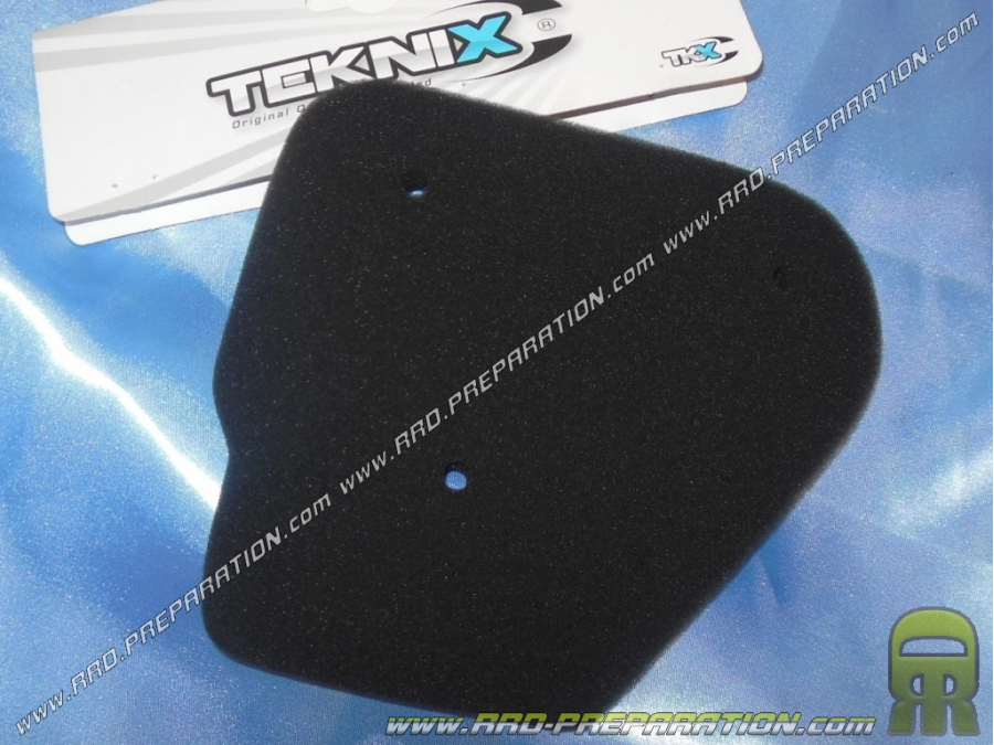 Espuma de filtro de aire TEKNIX para caja de aire original scooter Minarelli horizontal (nitro, aerox...)