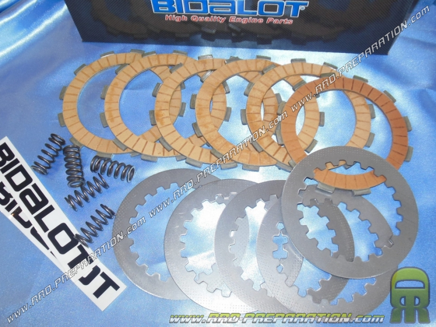 Embrague completo BIDALOT RACING FACTORY para motor DERBI euro 3 con transmisión BIDALOT