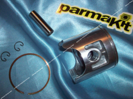 Piston mono segment PARMAKIT by VERTEX Ø55mm axe 12mm pour kit 90 et 110cc course longue et normale sur minarelli am6 et DERBI