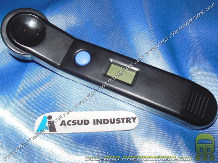 ACSUD Industry controlador digital de presión de 0,1 a 7 bares para neumáticos de moto, scooter, bicicletas, coches...