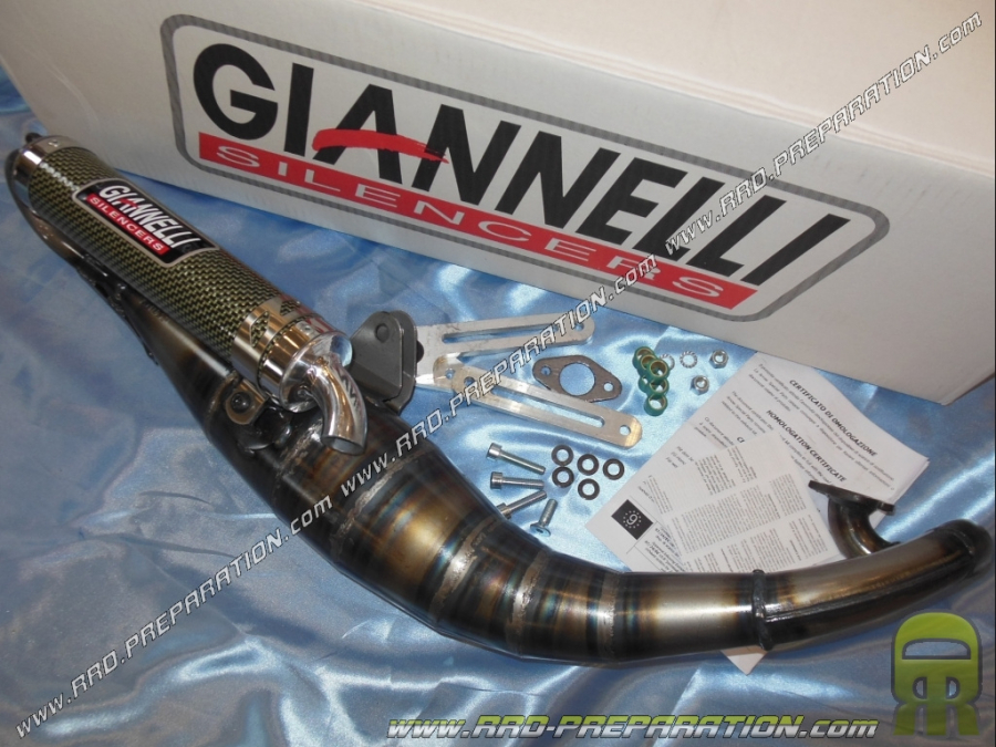 Escape GIANNELLI REVERSE para scooter minarelli liquido horizontal (mbk nitro, yamaha aerox...)