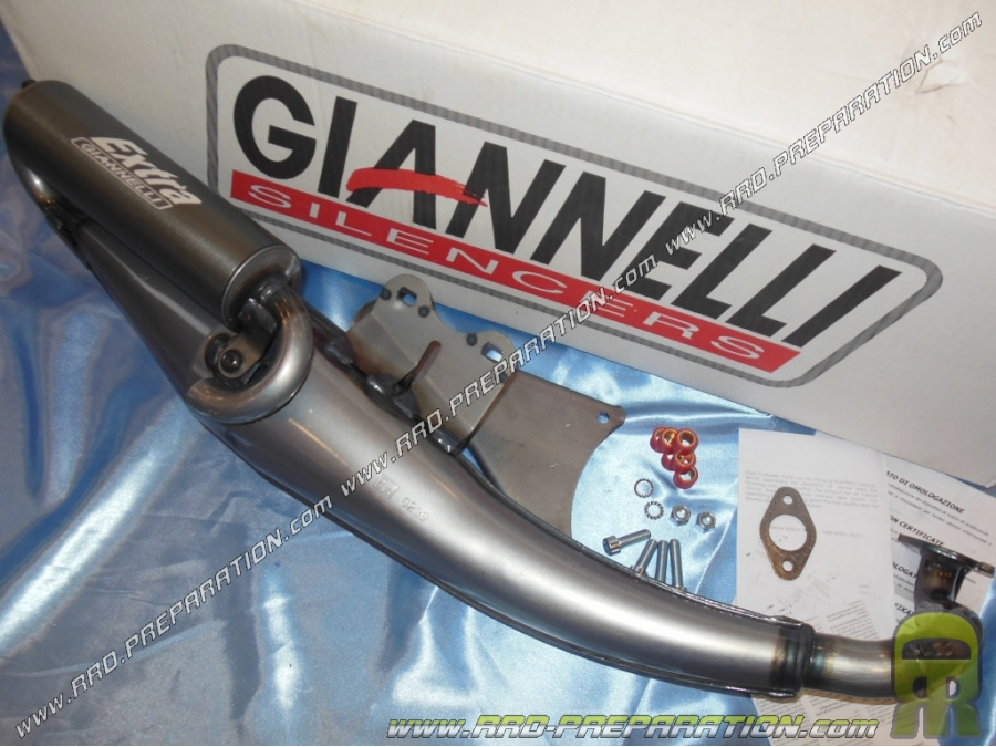 Pot d'échappement GIANNELLI EXTRA V2 minarelli horizontal (nitro, aerox, ovetto, neos, ...)