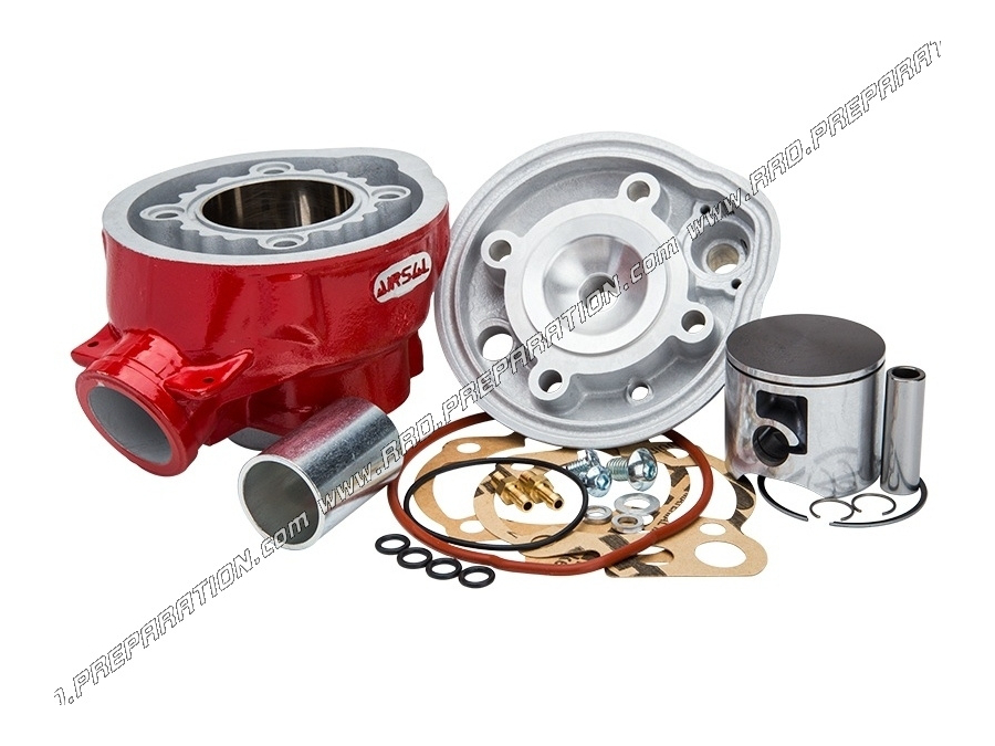 Kit 78.5cc AIRSAL Xtrem rojo Ø50mm (carrera especial 40mm) para minarelli am6