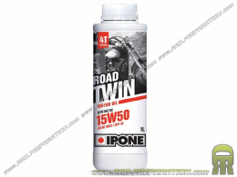 Aceite de motor semisintético 15W50 IPONE Road Twin 4 tiempos 4L