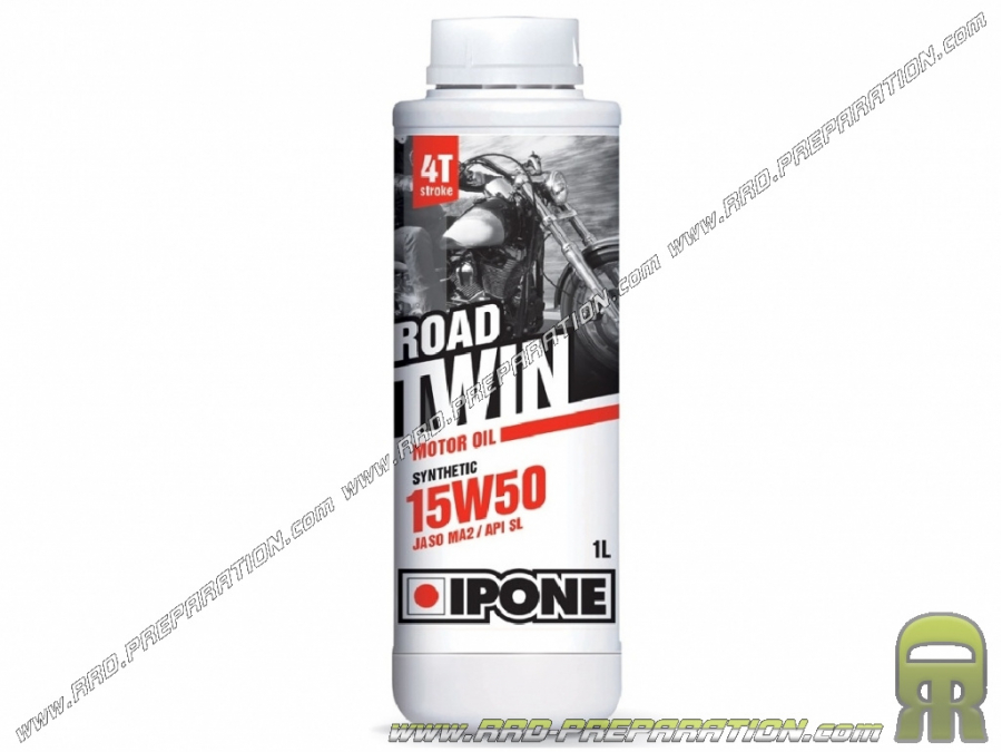 Aceite de motor semisintético 15W50 IPONE Road Twin 4 tiempos 4L