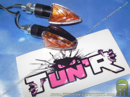 <span translate="no">TUN'R</span> MINI TRIANGLE negros/transparentes homologados universales