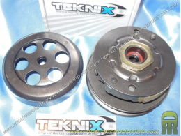 Complete clutch TEKNIX (bell, clutch, corrector of couple) Ø105mm scooter minarelli (booster rocket, bw' S, nitro, aerox…)