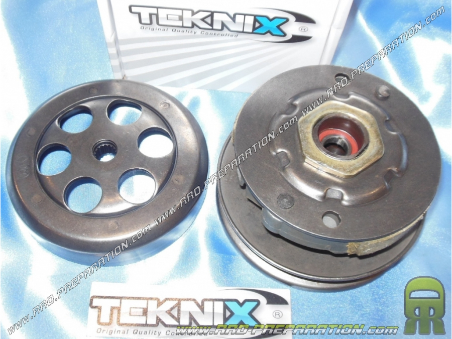 Embrague completo TEKNIX con campana y corrector de par scooter Minarelli Ø105mm (booster, nitro, aerox...)