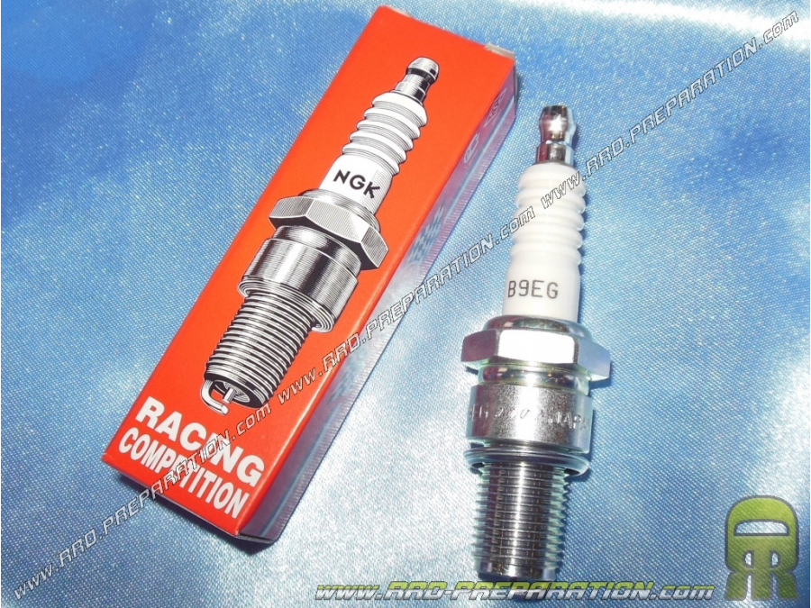 Bougie culot long NGK Racing B9 EG nickel compétition (indice moyen froid)