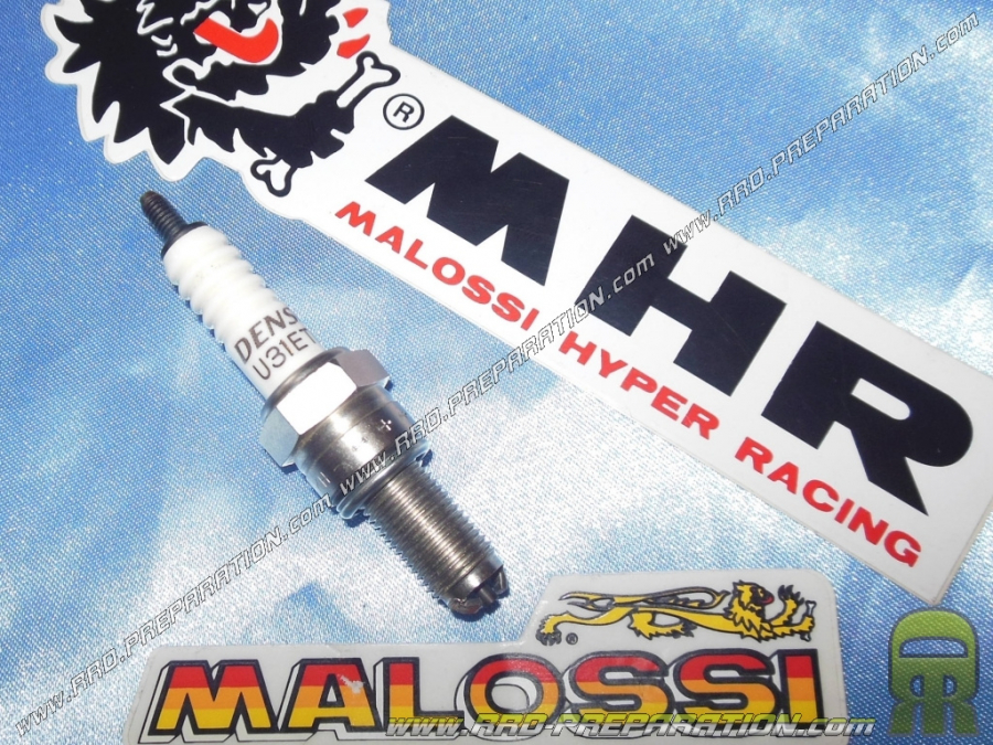 Bougie culot long MALOSSI MHR by DENSO U31 ETR compétition (indice froid)