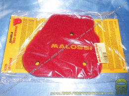 Foam of air filter MALOSSI DOUBLE RED SPONGE for limps with air of origin horizontal scooter minarelli (nitro, aerox…)