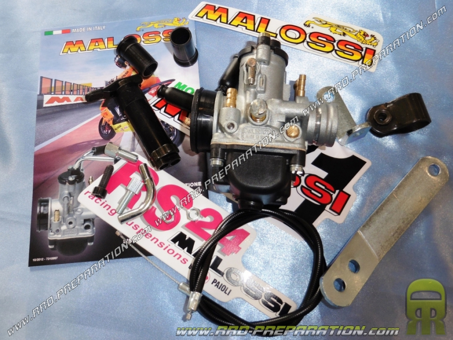 MALOSSI Ø21mm carburetor kit for Derbi scooter, Piaggio, Gilera, Vespa ...