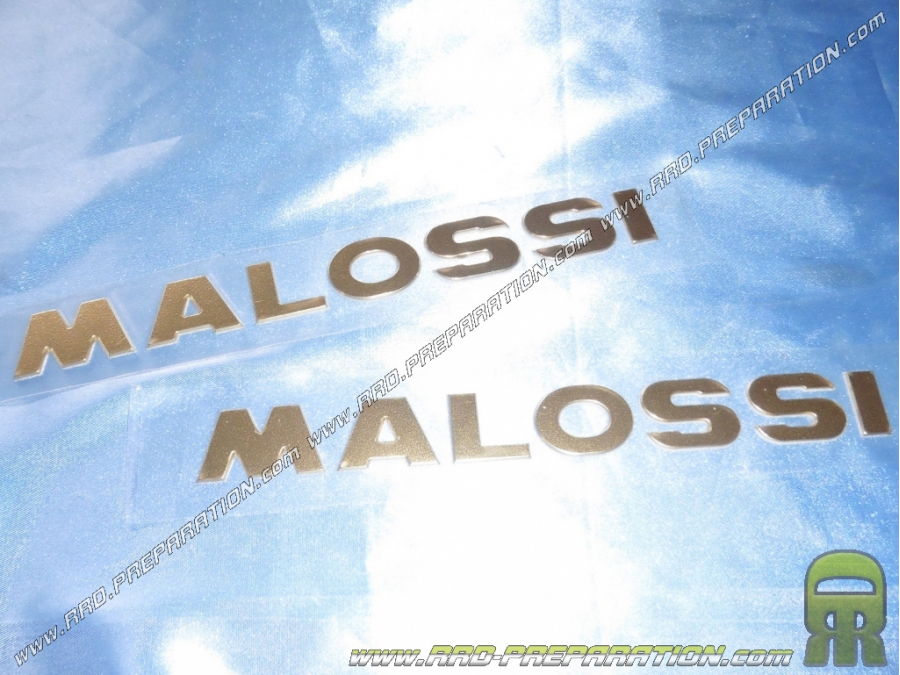 Sticker MALOSSI 3D silver/gold with the choices