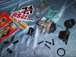 carburetor kit MALOSSI PHBG Ø21mm with valves, pipe ... for mécaboite minarelli am6 & DERBI euro 1/2 & 3