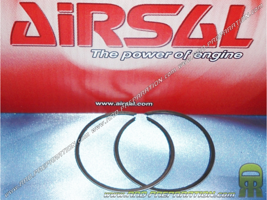 Juego de 2 segmentos AIRSAL AIRSAL para kit 70cc AIRSAL T6 PEUGEOT air antes de 2007 (buxy, tkr, speedfight...)