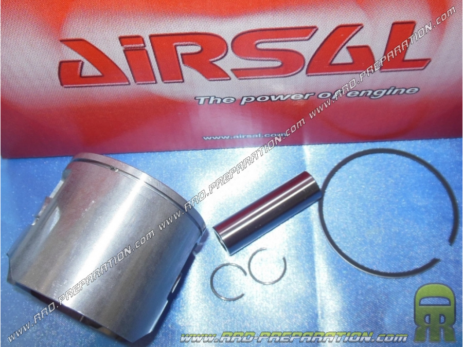 Piston AIRSAL Ø50mm pour kit 80cc AIRSAL Sport sur mécaboite moteur DERBI EURO 3