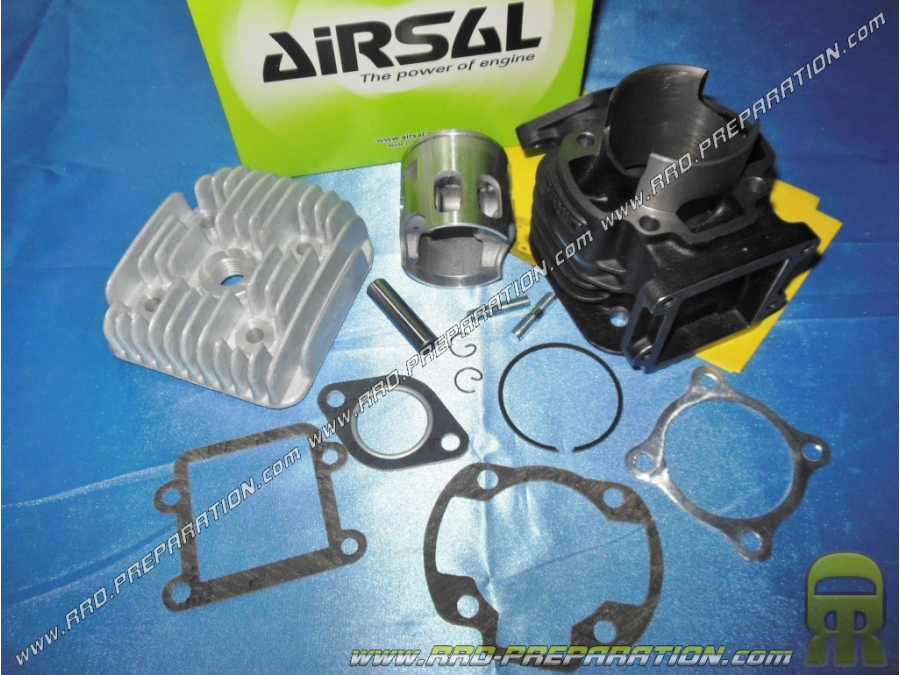 Kit 70cc Ø47mm (axis of 10mm) cast AIRSAL minarelli vertical (booster, bws, ...)