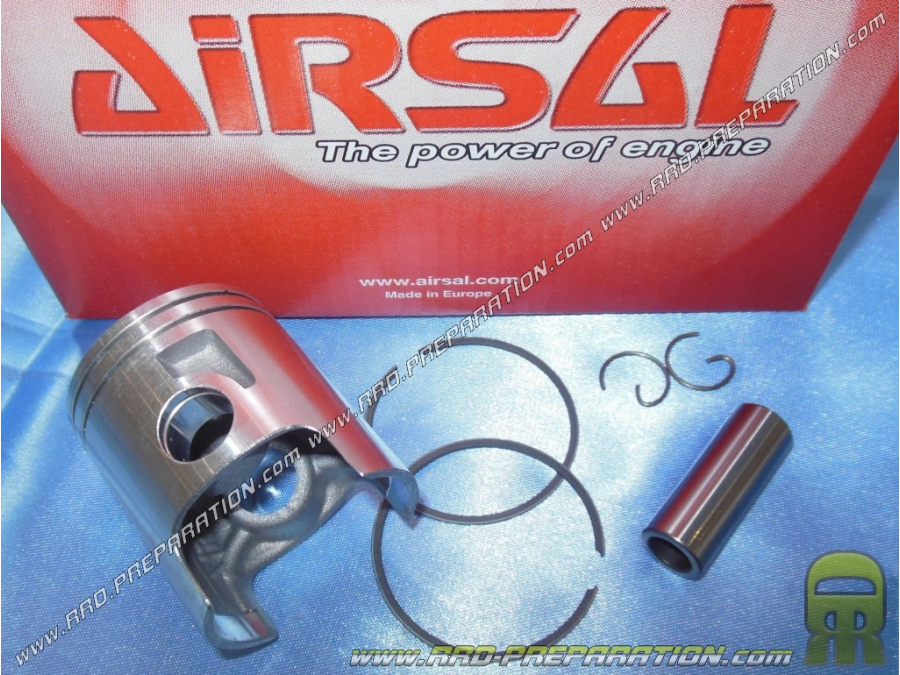 Piston Ø40mm de rechange pour kit AIRSAL T6 bi-segments 50cc sur PIAGGIO / GILERA Air (Typhoon, NRG...)