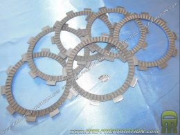 Set of 6 SURFLEX reinforced clutch discs for APRILIA 125cc 2-stroke AF1, CLASSIC, ETX, PEGASO, ...