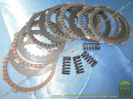 Clutch (discs, spacers, springs) reinforced SURFLEX Competition 7 lined discs for HONDA 125cc 2-stroke NSR, CRM...