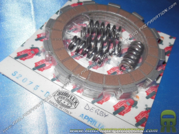 Clutch (discs, springs) reinforced SURFLEX Competition 4 friction discs for mécaboite engine derbi euro 1, 2 & 3