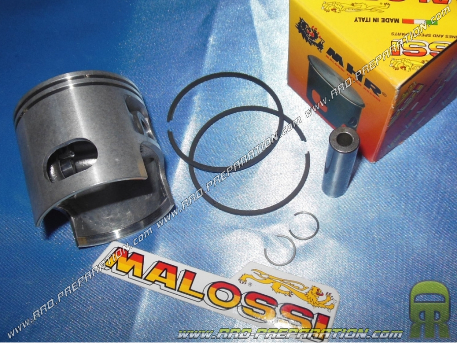 MALOSSI Ø47mm bi-segment piston for MALOSSI cast iron 70cc kit on SUZUKI Air scooter (Address, Katana...)