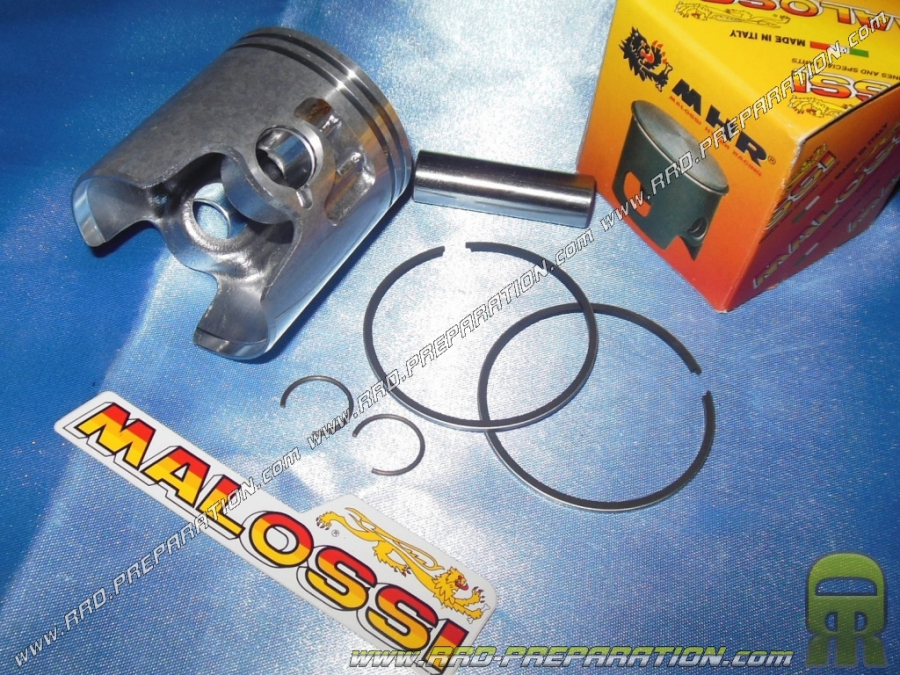 Piston bi segments MALOSSI Ø47mm pour kit 70cc MALOSSI aluminium sur SUZUKI 50cc TSX