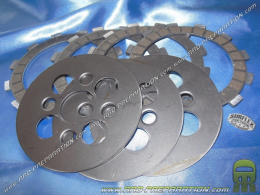 Clutch (discs, spacers) original type SURFLEX 4 friction discs for minarelli rv4, rv5, ...